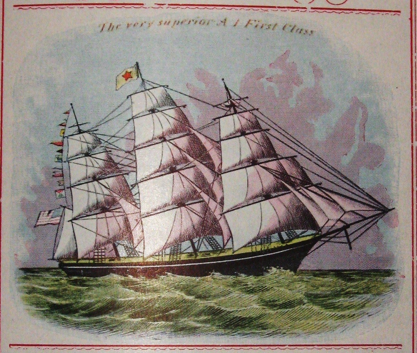"CALIFORNIA" Gold Rush Clipper Ships