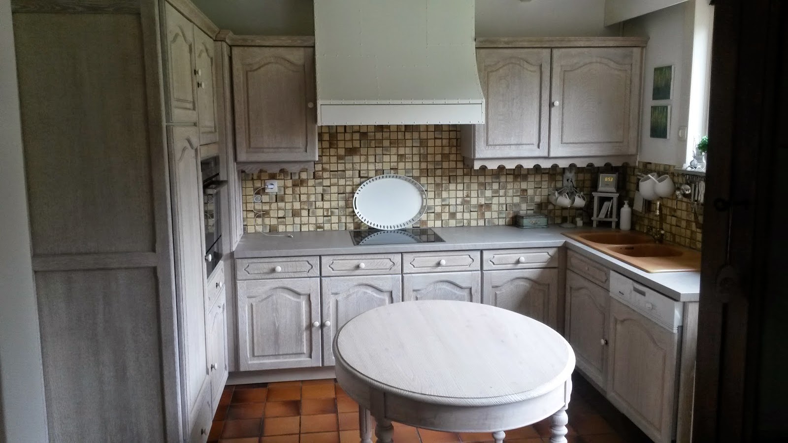 Renovatie van eiken keukens: Renovatie van een eiken keuken te Lauwe Eiken Keuken Schilderen : Renovatie van eiken keukens: Renovatie van een eiken keuken te Lauwe