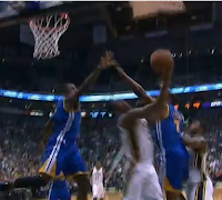 Alec Burks amazing circus shot