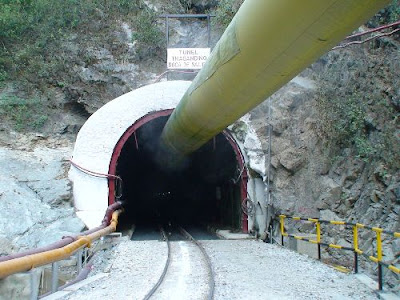 Salida occidente del túnel Trasandino del proyecto Olmos. Salida occidente del túnel Trasandino del proyecto Olmos.