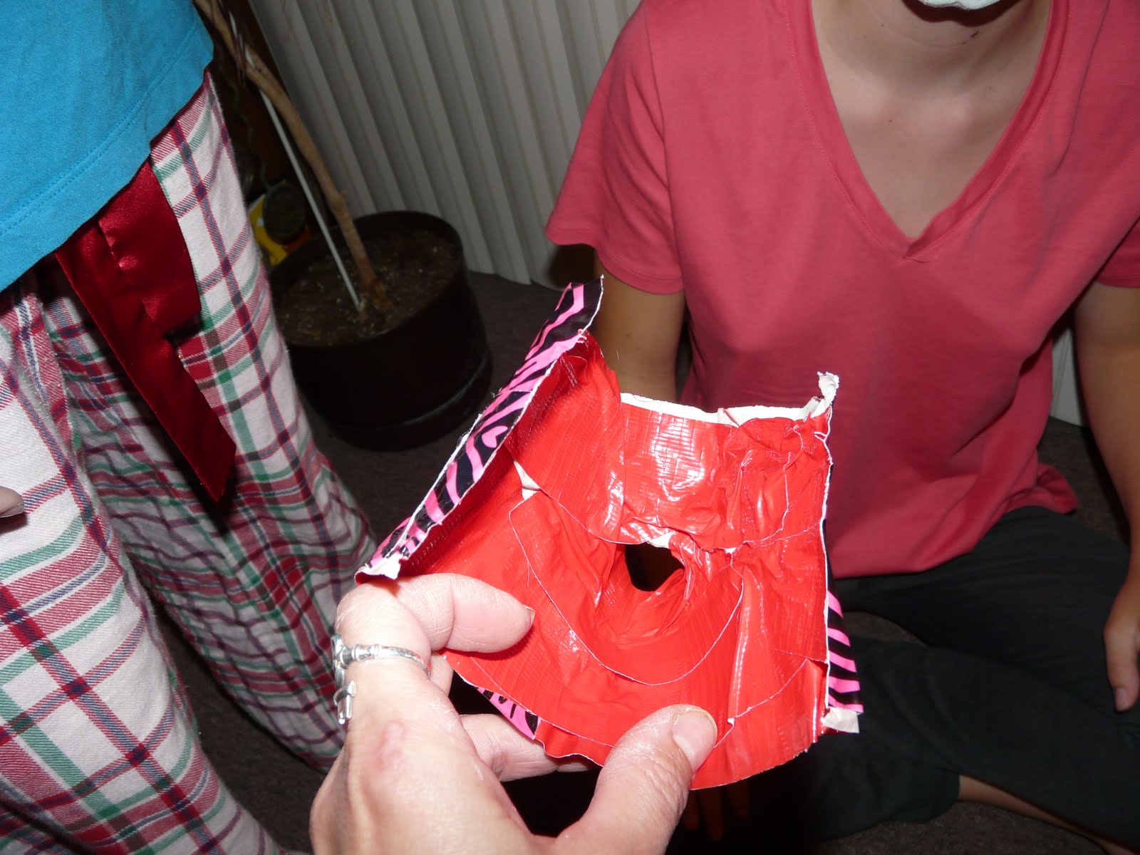 The "Secret" is Gratitude Duct Tape Crafts Gloves