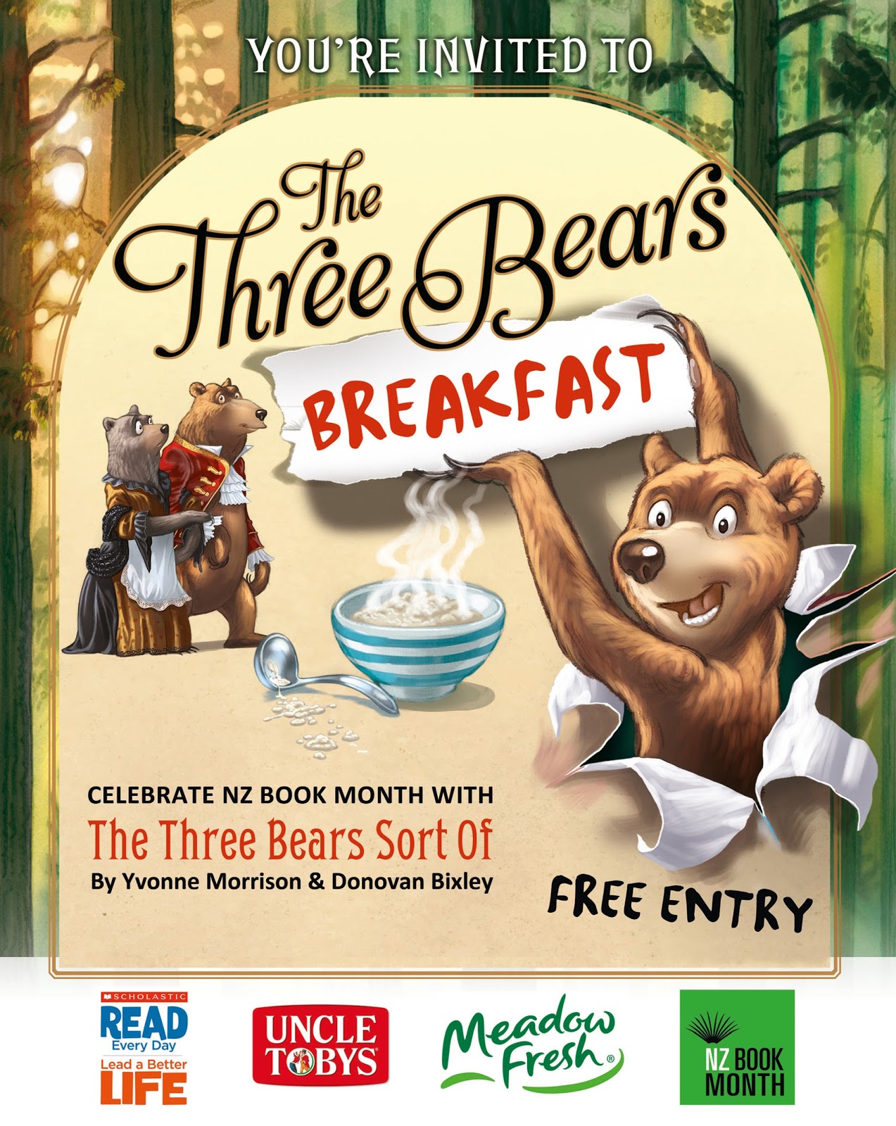 KidsBooksNZ Three Bears Breakfast for Kids