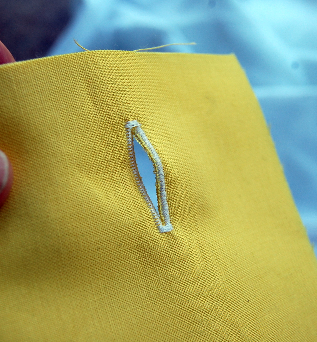 Buttonhole Cutting Trick Because I'm Me