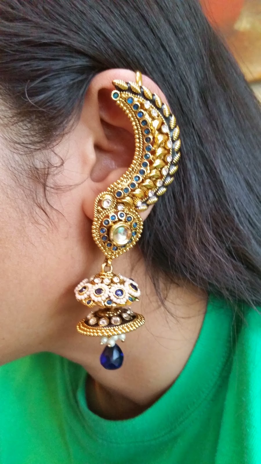 Wedding Planner Ear Cuff Kanpur earrings Latest trend in Indian