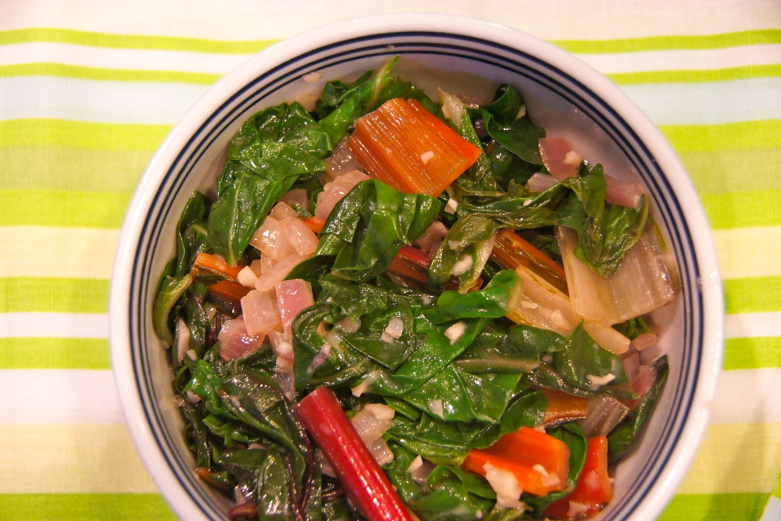 Family Food Finds Sauteed Swiss Chard with Parmesan Cheese