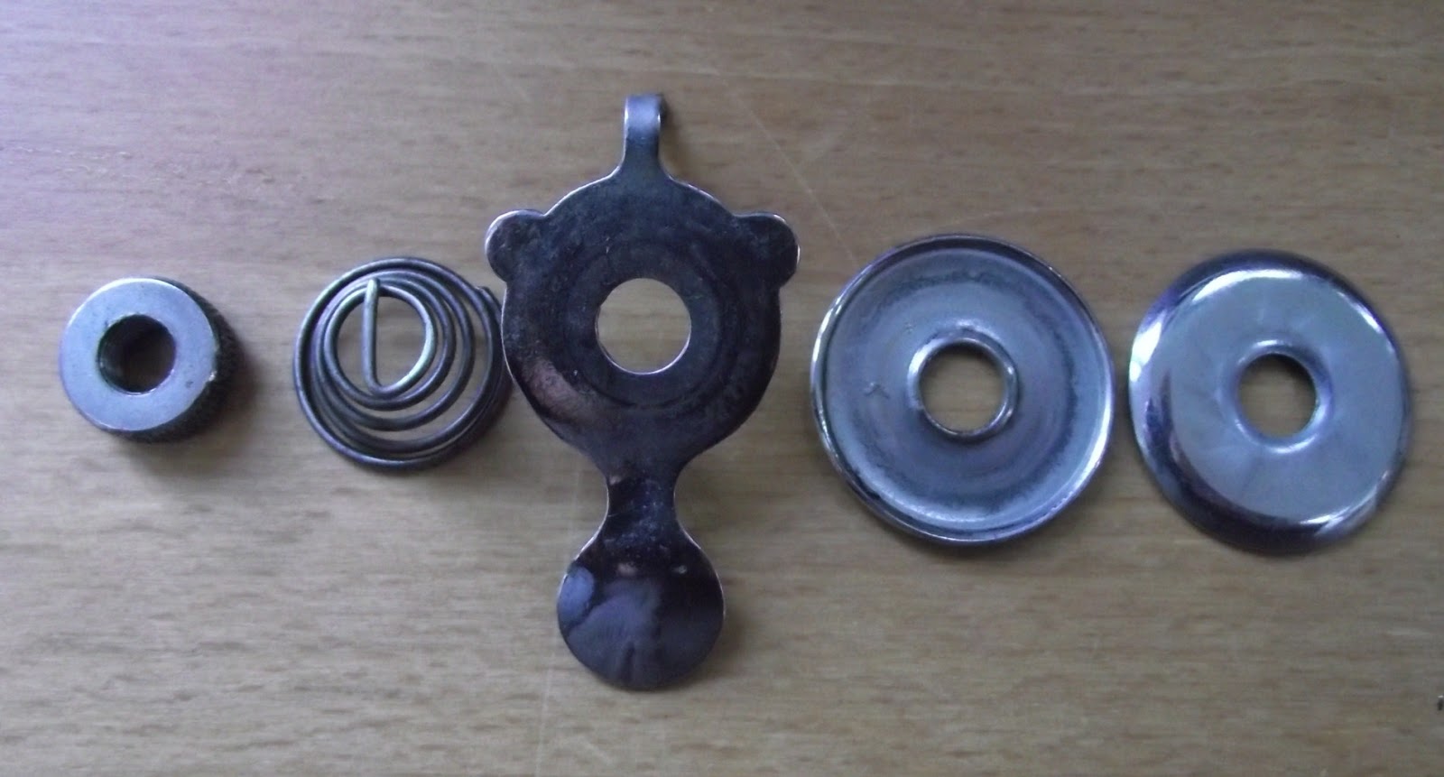 Lizzie Lenard Vintage Sewing Dismantling Tension Discs with Thumb Tabs