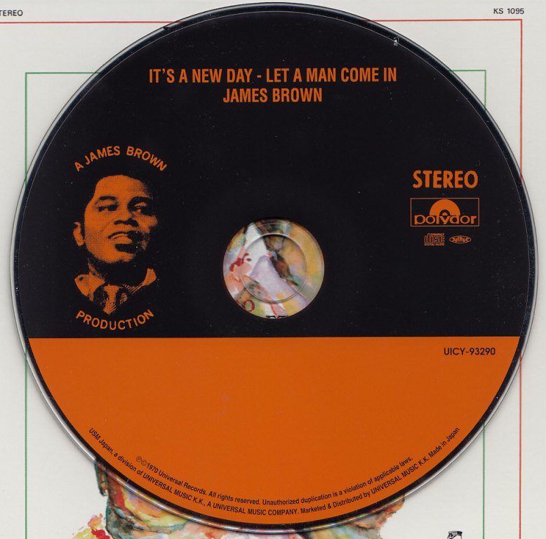 MAGIC NOTES JAMES BROWN IT'S A NEW DAY LET A MAN COME IN (KING 1970