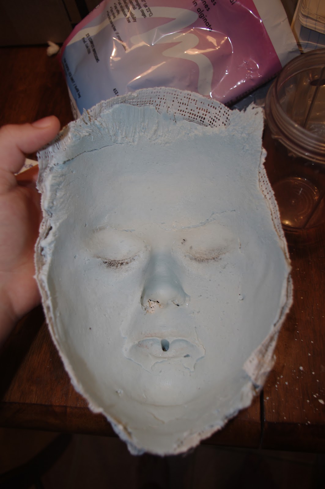 Working with My Hands How to Make an Alginate Mold of Your Face