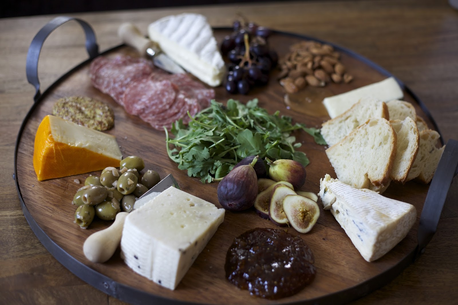 Ginger in the Kitchen Savory Fig Jam and a Cheese Board for Two