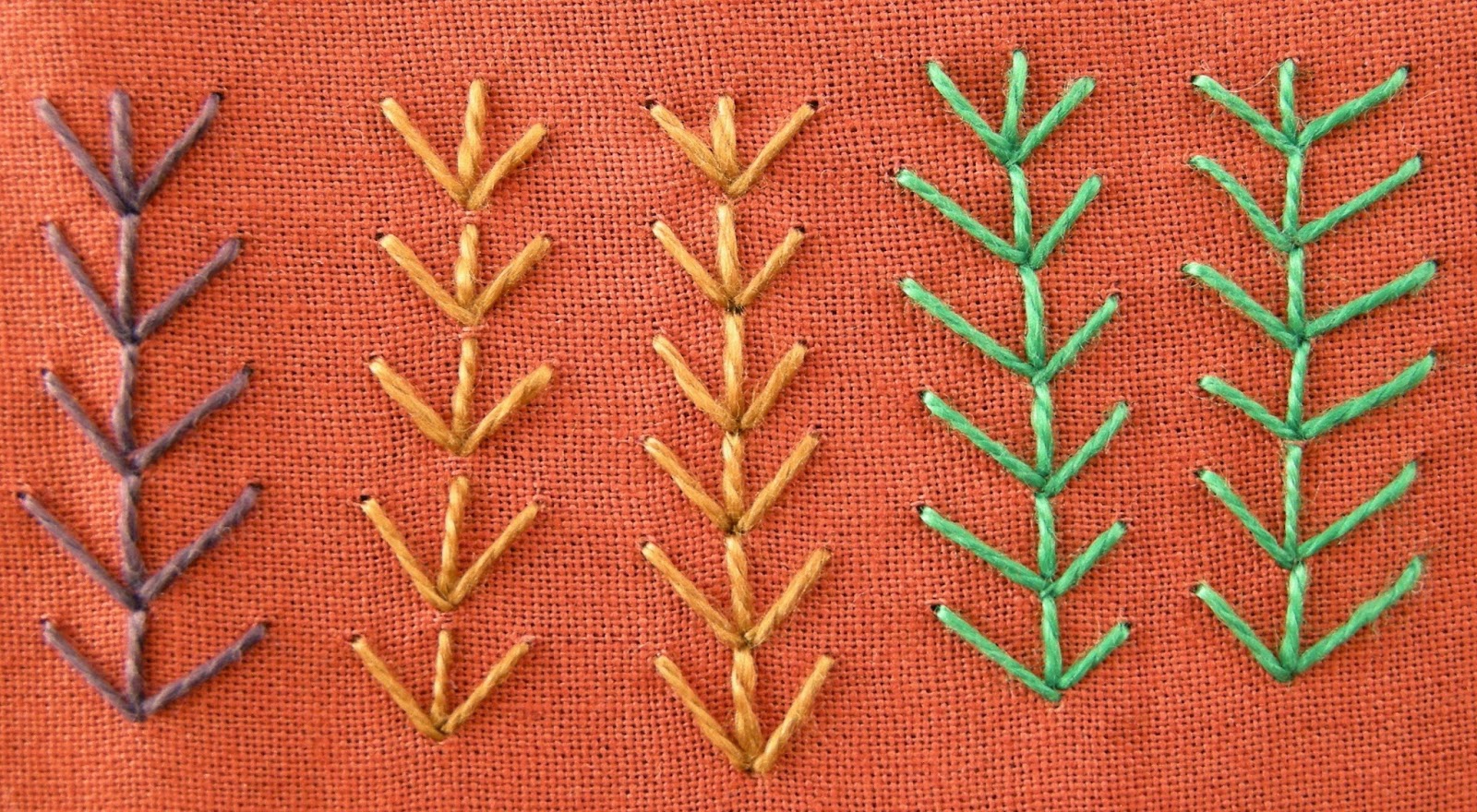 Queenie's Needlework TAST 134 Fern Stitch