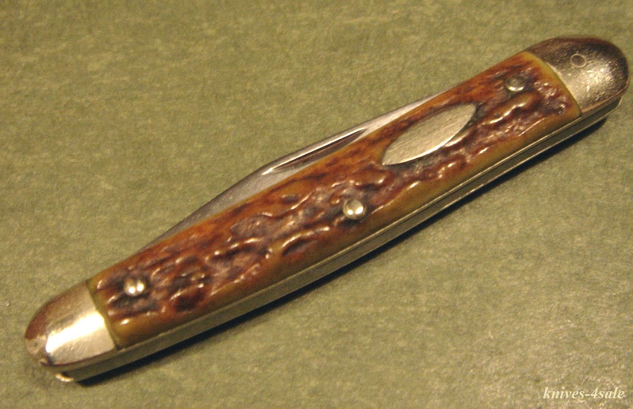 knives4sale Antique J.A. Henckels 79 Germany Stag Handle Dog Leg