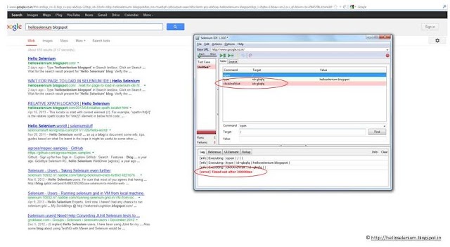 WHAT IS DEFAULT TIMEOUT IN SELENIUM IDE?