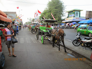 "MALIOBORO STREET" the tourist locality of Yogyakarta.