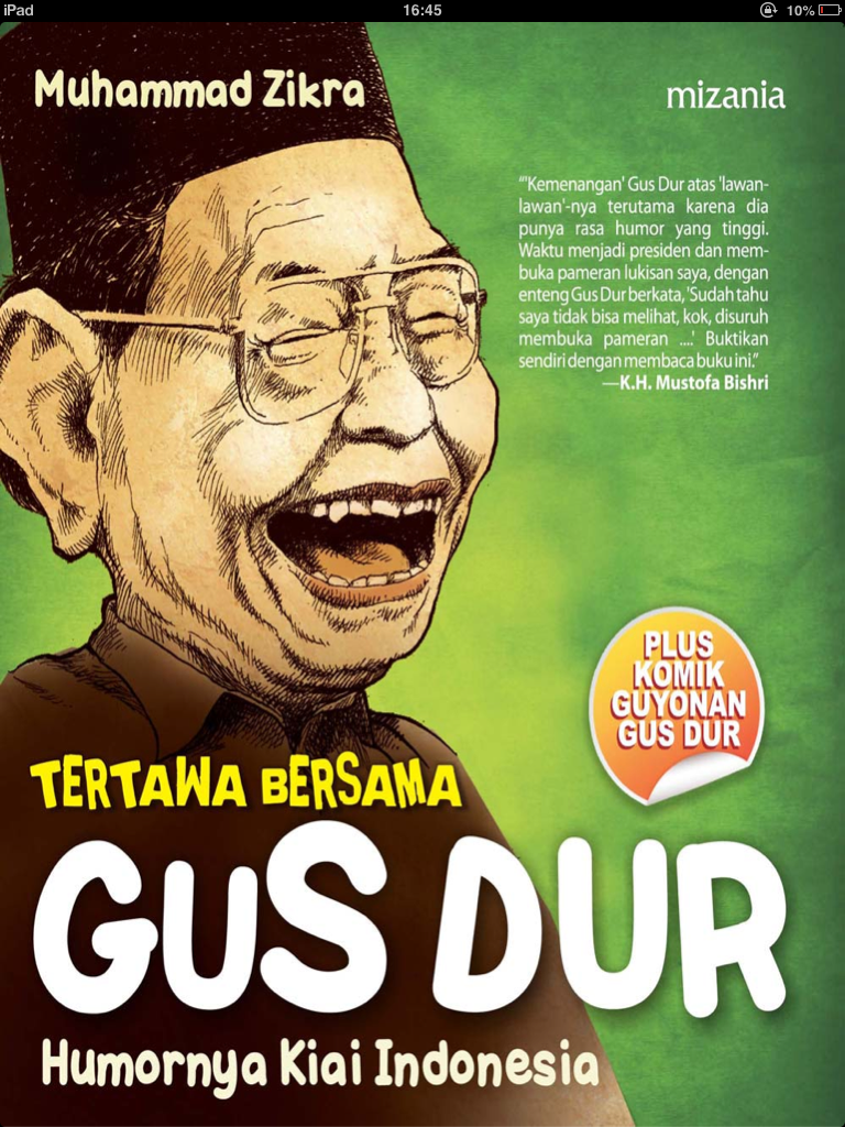 Tertawa Bersama Gus Dur, Muhammad Zikra | Koleksi Ebook PDF