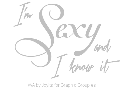 Graphic Groupies: Sexy Word Art