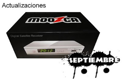 Actualización AZBOX MOOZCA BRAVISSIMO TWIN 2 Septiembre 2013 Actualización AZBOX MOOZCA BRAVISSIMO TWIN 2 Septiembre 2013
