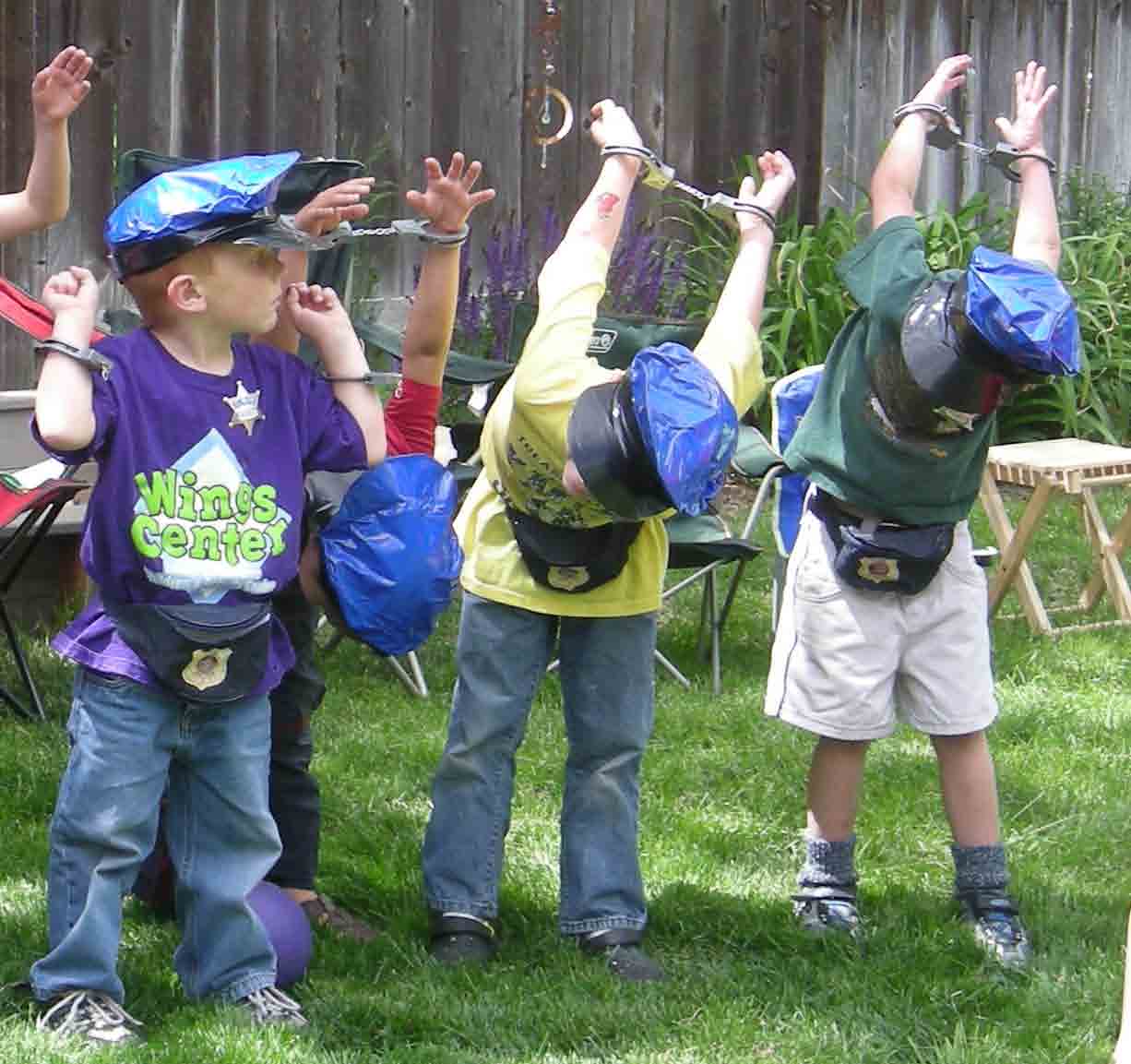 Crack of Dawn Crafts Police Birthday Party