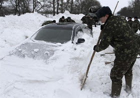 Ola de frío se cobra 37 víctimas mortales en Ucrania