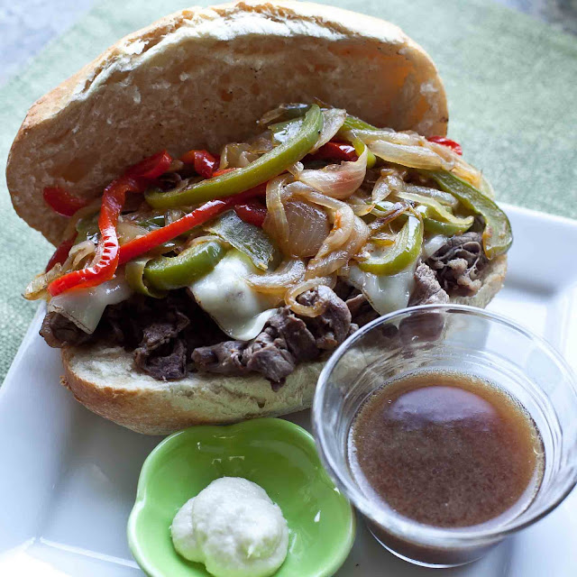 FOODjimoto Beef Dip Sandwiches