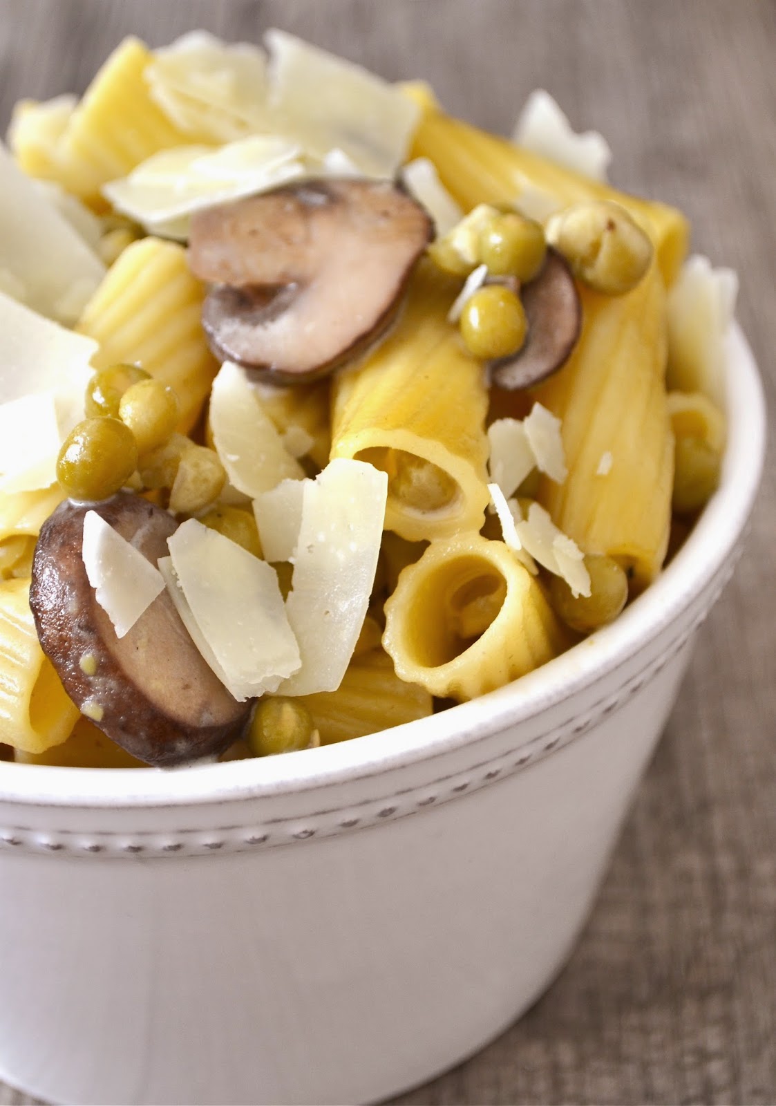 Seven Bites Cream of Mushroom Rigatoni