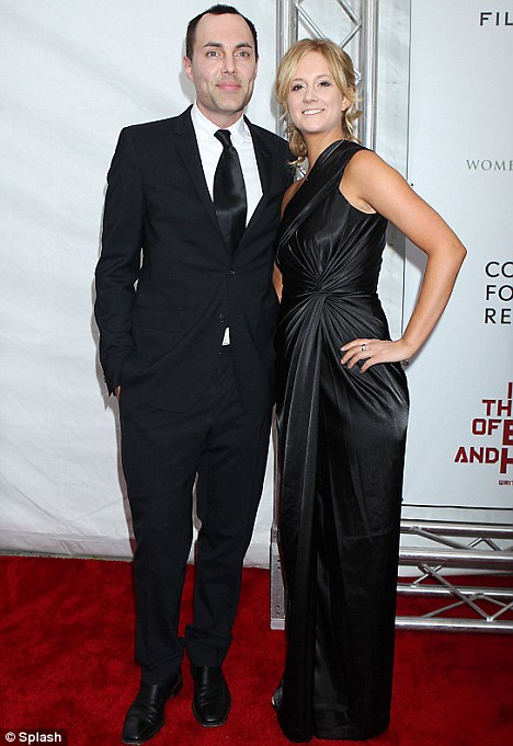 James Haven keeps his distance from sister Angelina Jolie at film