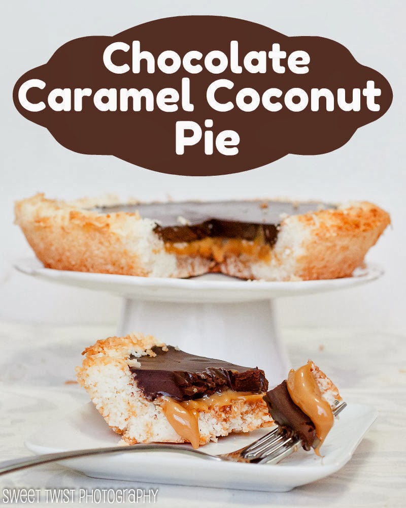 Sweet Twist of Blogging Chocolate Salted Caramel Pie (ie.Best Pie EVER!)