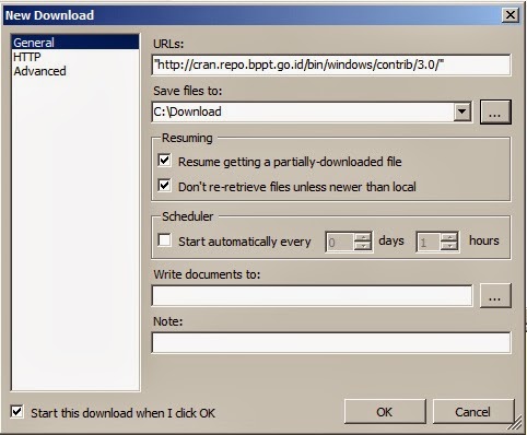 Cara download file repository tanpa login
