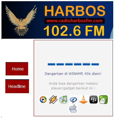 Streaming Radio Harbos FM Masih Offline