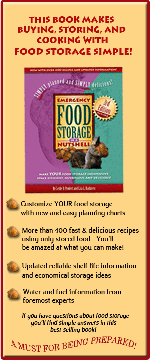 Emergency Food Storage in a Nutshell
