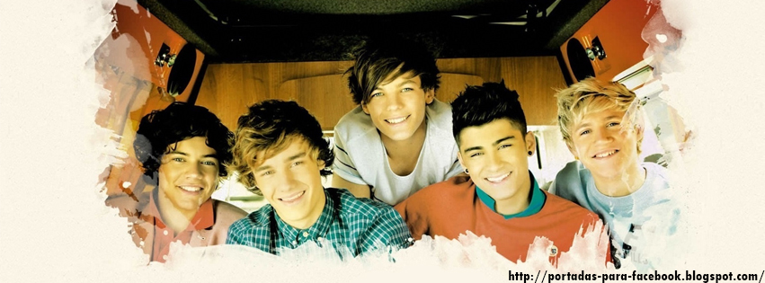 Portada para facebook de One Direction