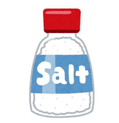 塩・食卓塩のイラスト