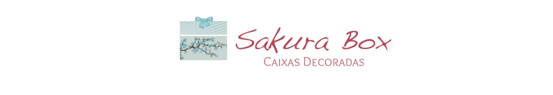 Sakura Box - Caixas em mdf revestidas em tecido