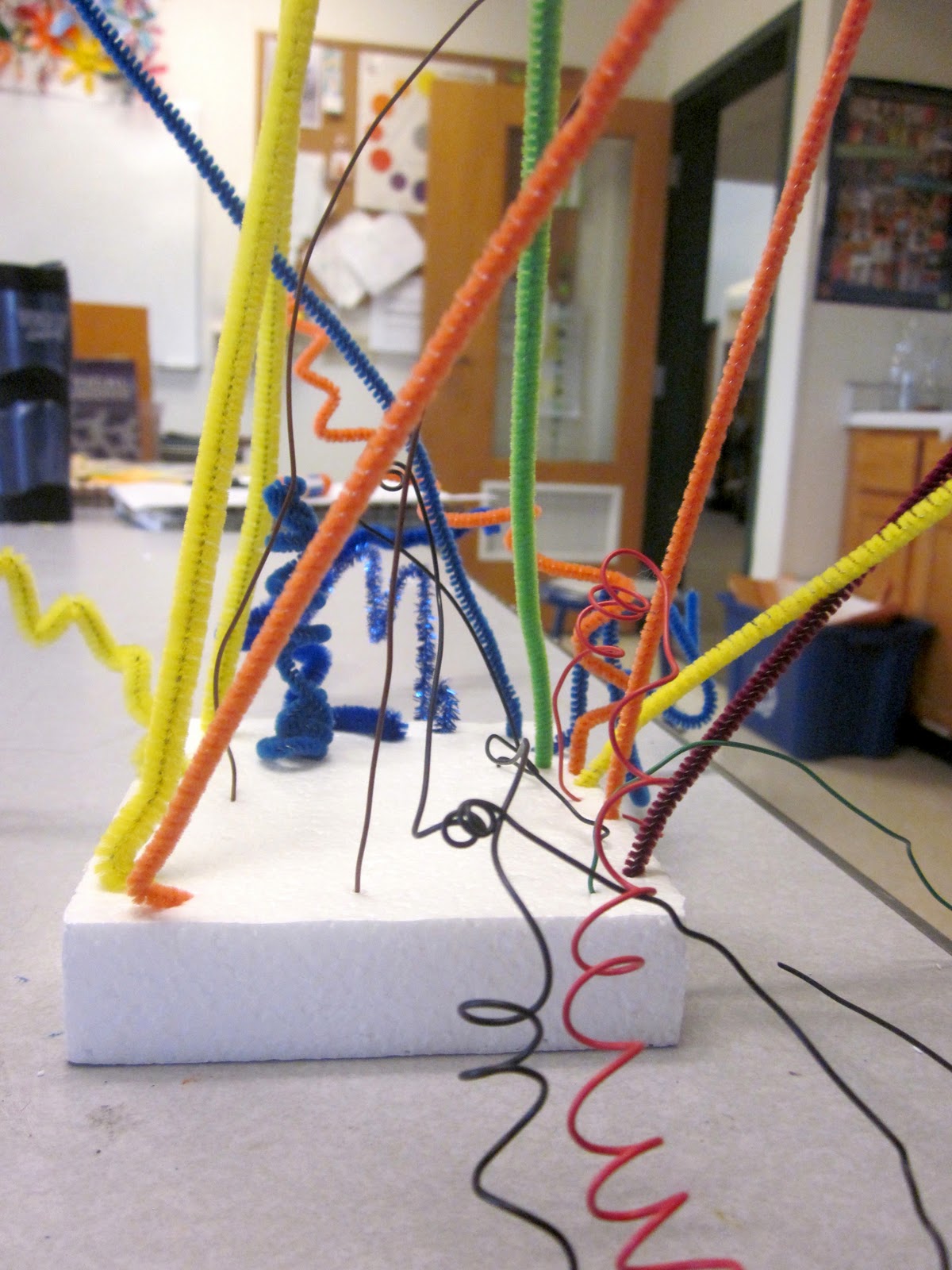 Art is Basic Art Teacher Blog Line Sculpture Kindergarten