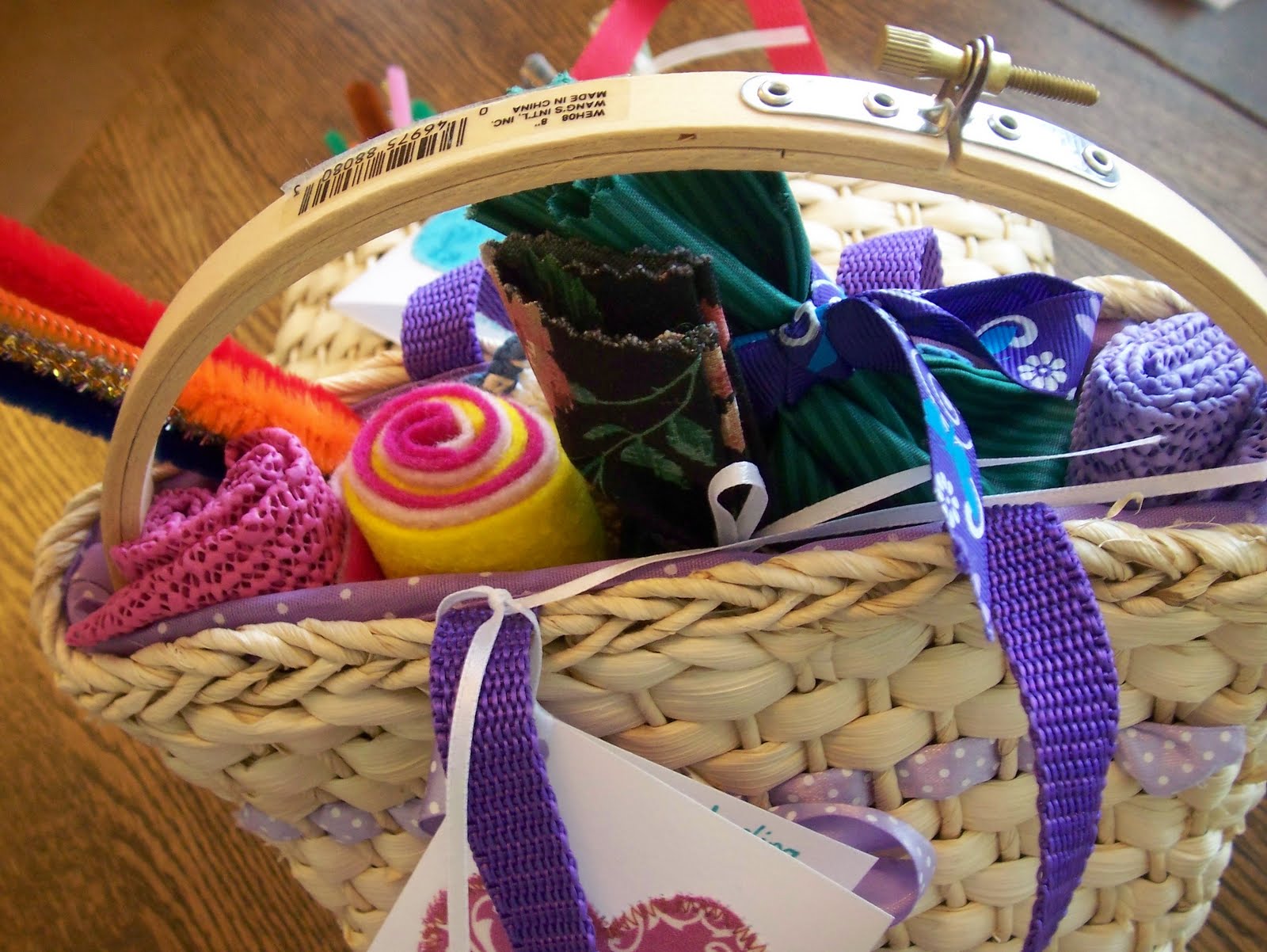 always come home Sewing Basket for Little Hands