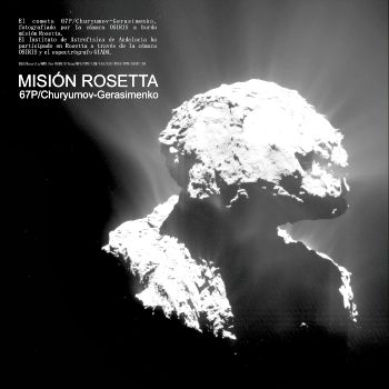 La misión Rosetta y el cometa 67P alcanzan su punto más cercano al Sol