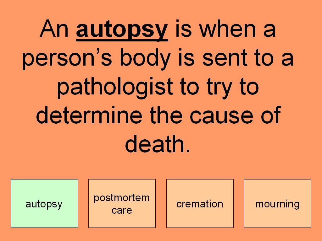 Student Survive 2 Thrive Free Practice Test Death and Dying