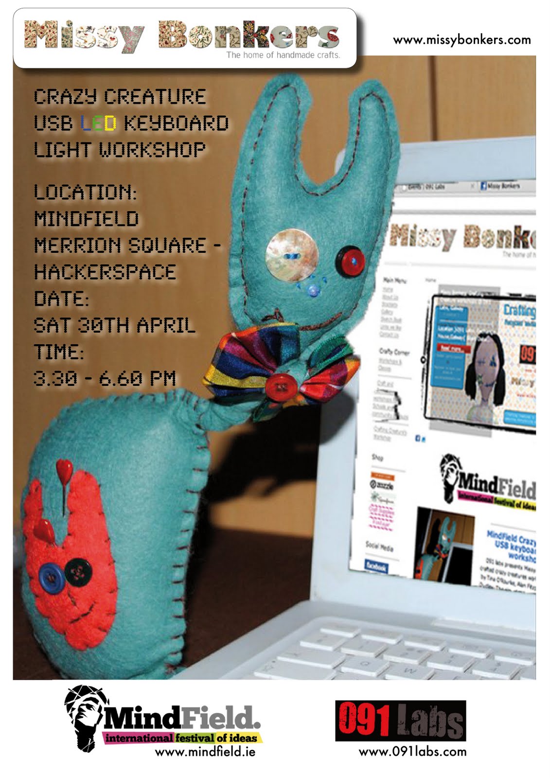 Missy Bonkers USB LED workshop