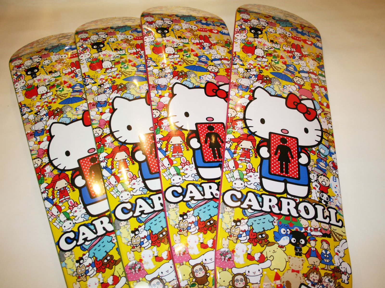 ONE EIGHTY MAUI, HAWAII HELLO KITTY X GIRL SKATEBOARDS