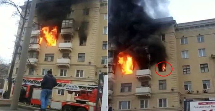 Τρομακτικό βίντεο: Γυναίκα κάηκε ζωντανή σε διαμέρισμα στη Μόσχα Τρομακτικό βίντεο: Γυναίκα κάηκε ζωντανή σε διαμέρισμα στη Μόσχα