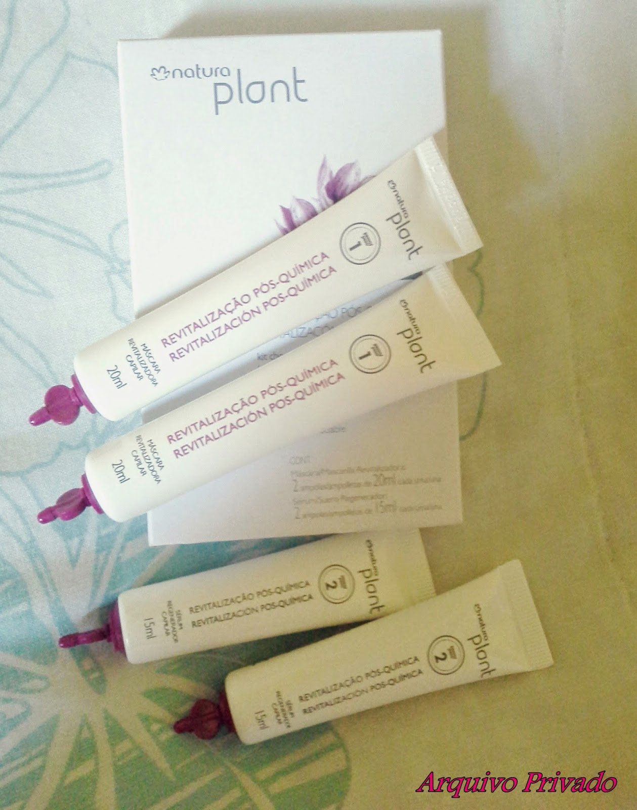 Natura Plant: Kit para revitalização pós química Kit choque tratamento capilar revitalizador - Natura Plant.