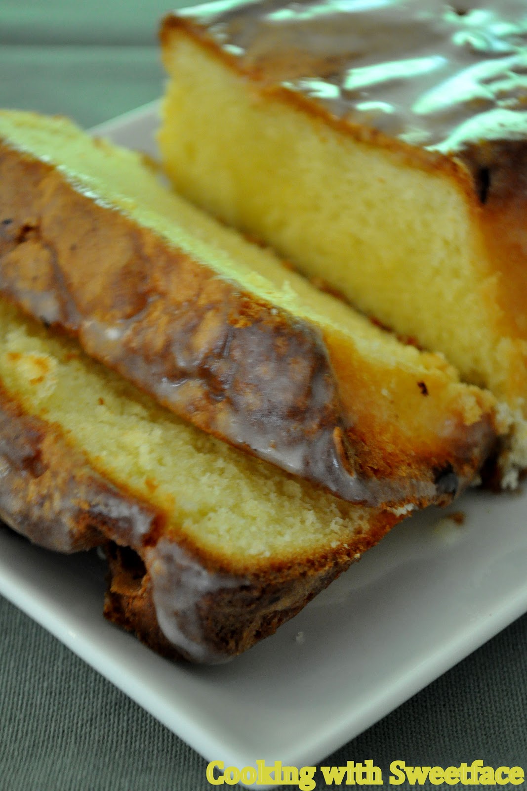 CookingwithSweetface Lemon Sour Cream Pound Cake