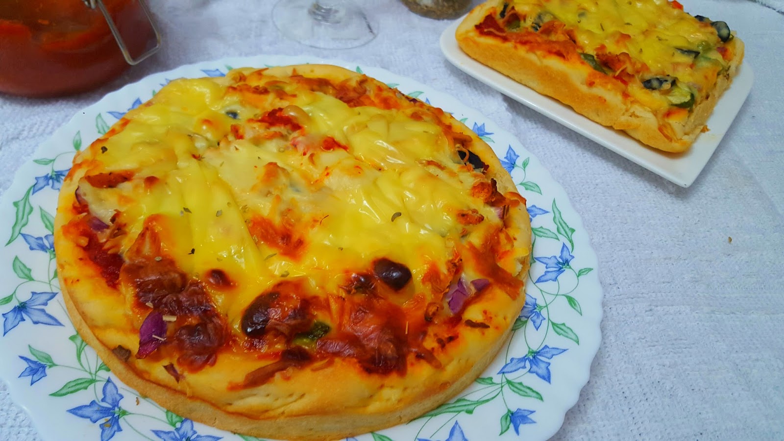 Cajun Chicken Pizza. From My Kitchen
