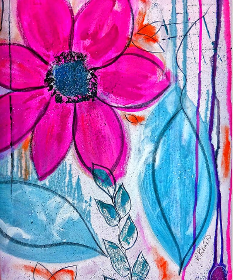 pinturas-flores-abstractas-modernas cuadros-abstractos-de-flores