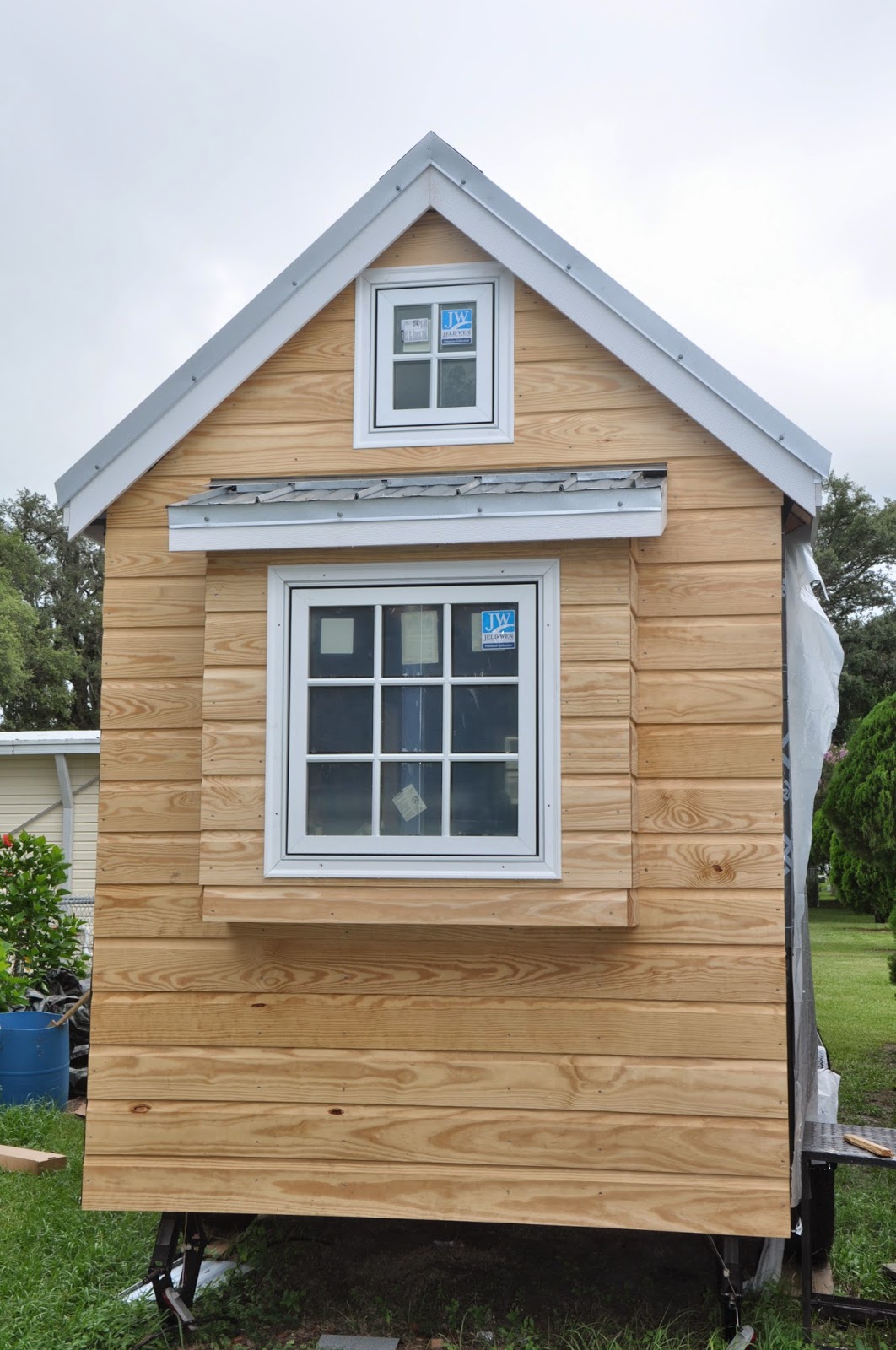 Building a Tiny House A Dream to Reality Siding, siding and more siding