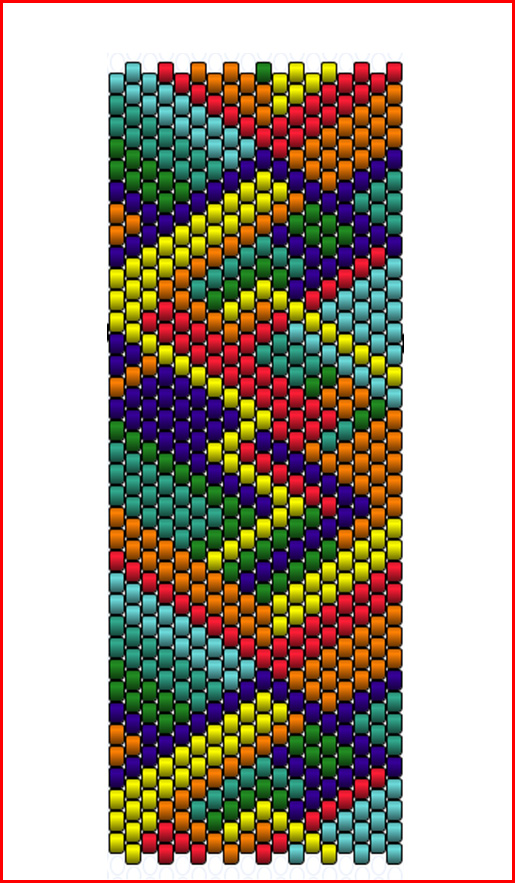 Paula's Treasure Chest Rainbow Jewel Cuff Bracelet