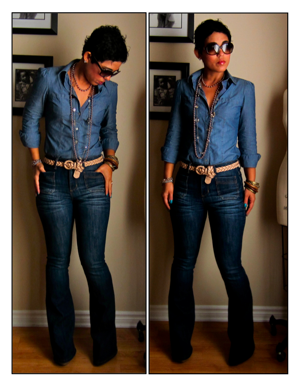 What I Wore Denim on Denim Fashion, Lifestyle, and DIY