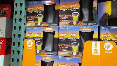 Ward off pesky mosquitoes with the Off! Mosquito Lamp including 5 refills