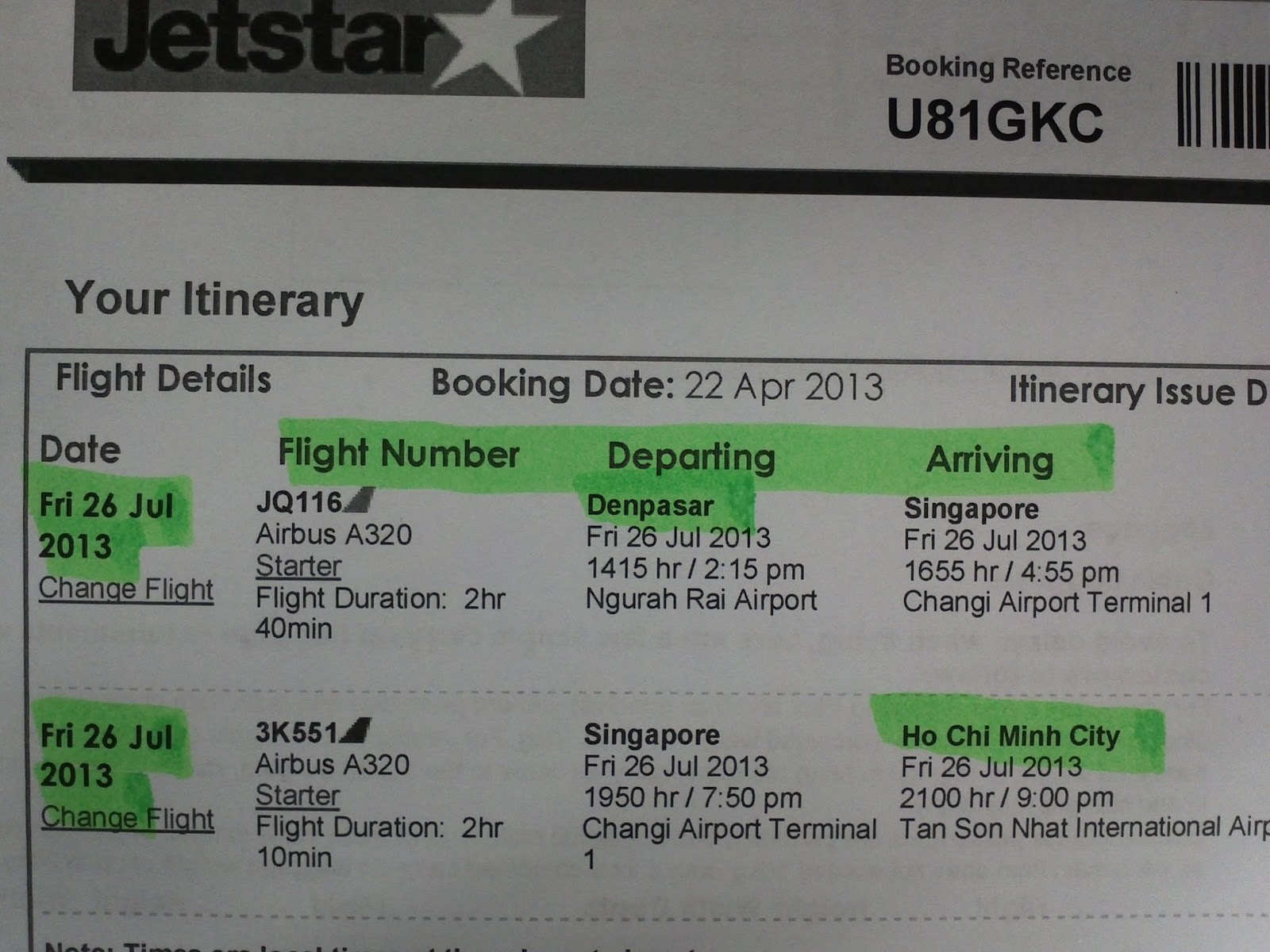 TodayIsTheDay(TITD) How to get cheap flight tickets (Bali, Ho Chi Minh)