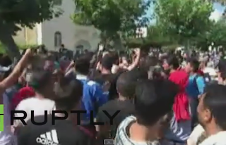 Εκατοντάδες λάθρο φώναζαν το σύνθημα τζιχάντ (ιερός πόλεμος εναντίων των απίστων) σε διαδήλωση στην Κω
