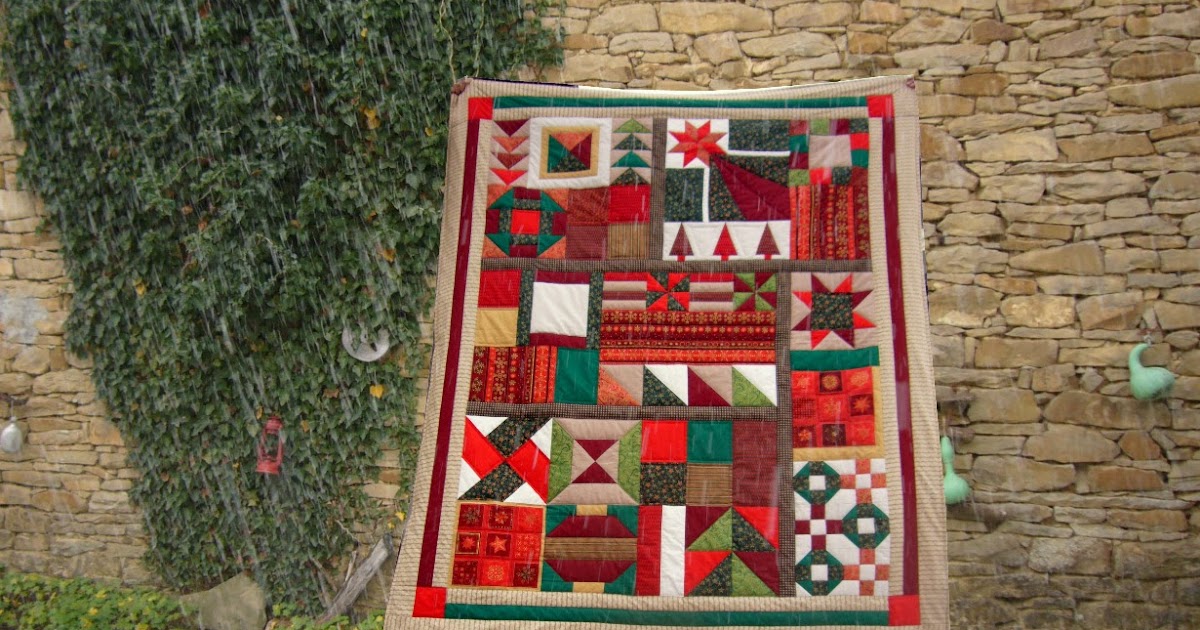 3patchcrafts: Finished Christmas quilt
